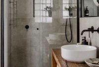 Unordinary Bathroom Design Ideas With Stunning Wood Shades 38