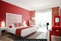 Astonishing Red Bedroom Decorating Ideas For You 37