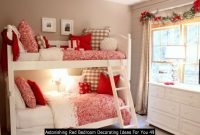 Astonishing Red Bedroom Decorating Ideas For You 49