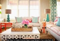 Best Ways To Create A Summer Beach House Retreat In Your Living Room 26