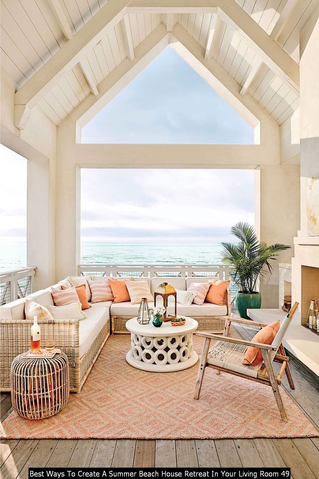 Best Ways To Create A Summer Beach House Retreat In Your Living Room 49