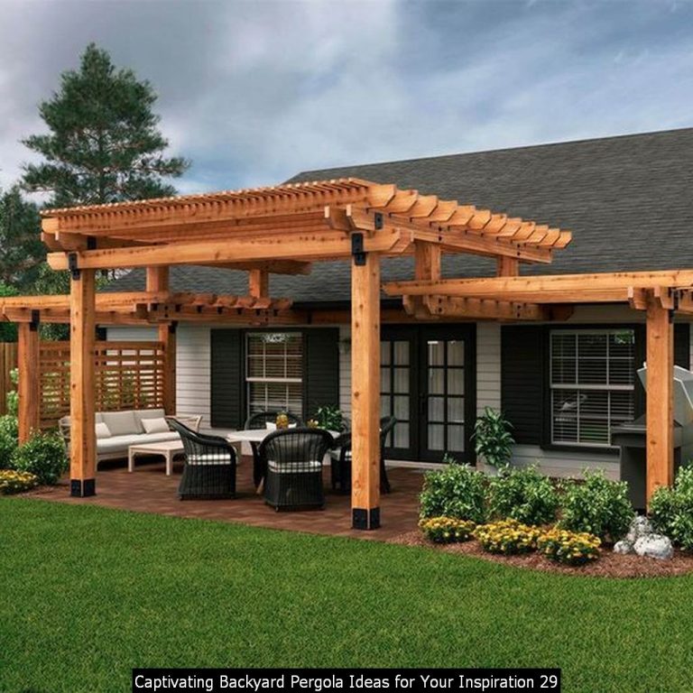 20+ Captivating Backyard Pergola Ideas For Your Inspiration