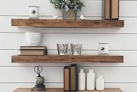 Creative DIY Floating Shelves Ideas For Home Decoration 06