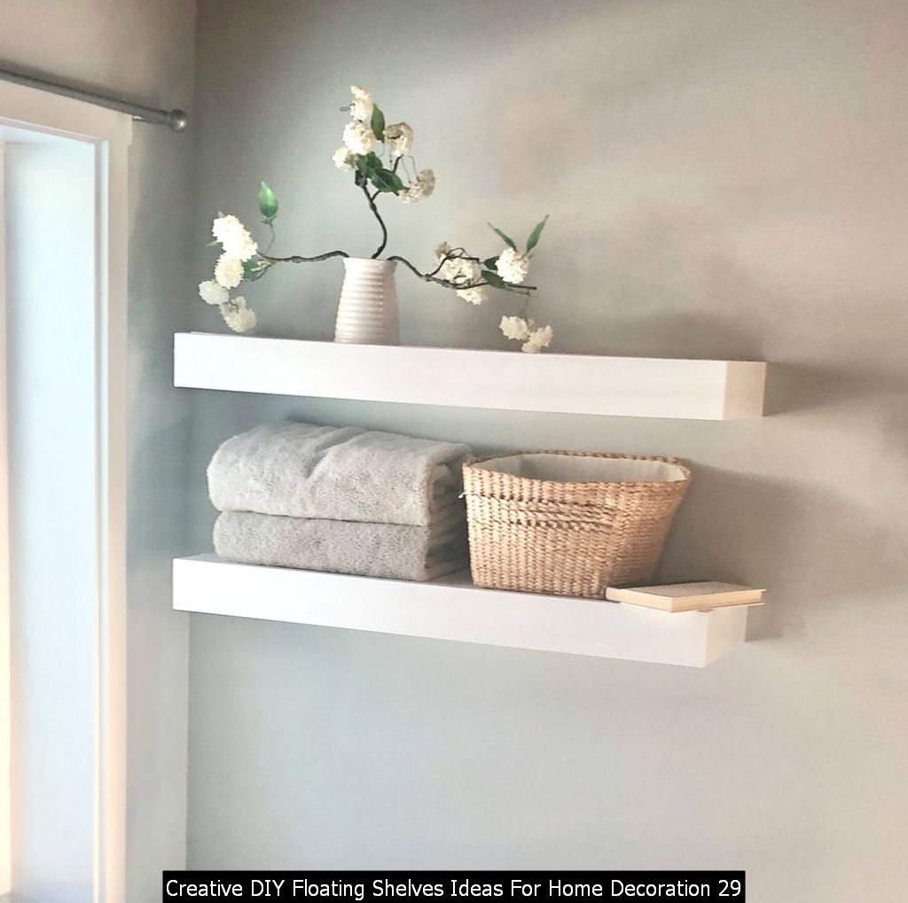 Creative DIY Floating Shelves Ideas For Home Decoration 29