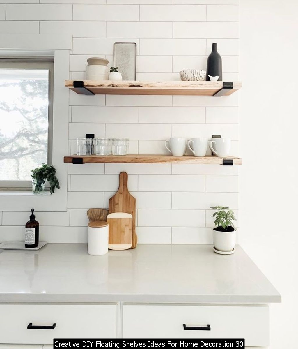 Creative DIY Floating Shelves Ideas For Home Decoration 30