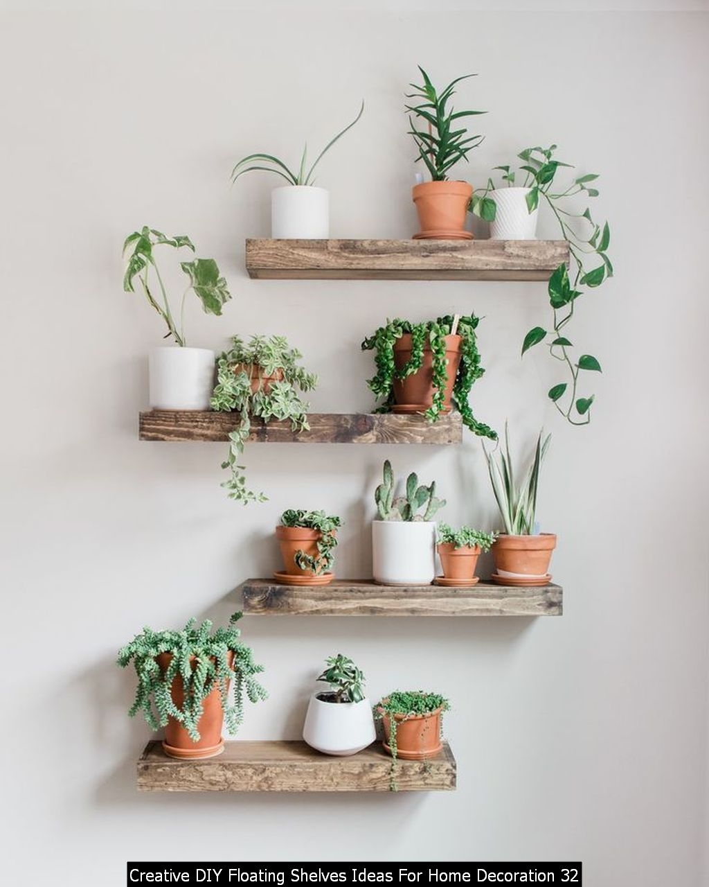 Creative DIY Floating Shelves Ideas For Home Decoration 32