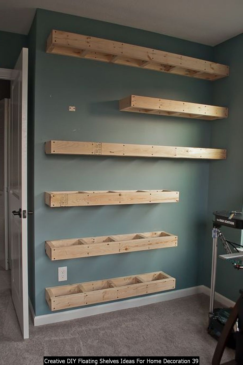 Creative DIY Floating Shelves Ideas For Home Decoration 39