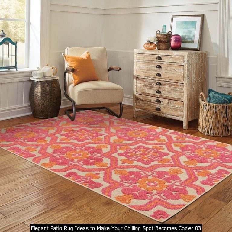 20+ Elegant Patio Rug Ideas To Make Your Chilling Spot Becomes Cozier