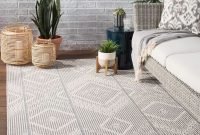 Elegant Patio Rug Ideas To Make Your Chilling Spot Becomes Cozier 22