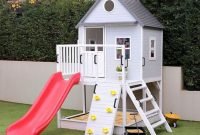 Enjoyable Outdoor Playhouses Ideas To Live Childhood Adventures 14