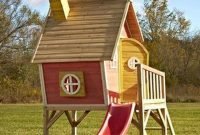 Enjoyable Outdoor Playhouses Ideas To Live Childhood Adventures 16