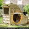 Enjoyable Outdoor Playhouses Ideas To Live Childhood Adventures 42