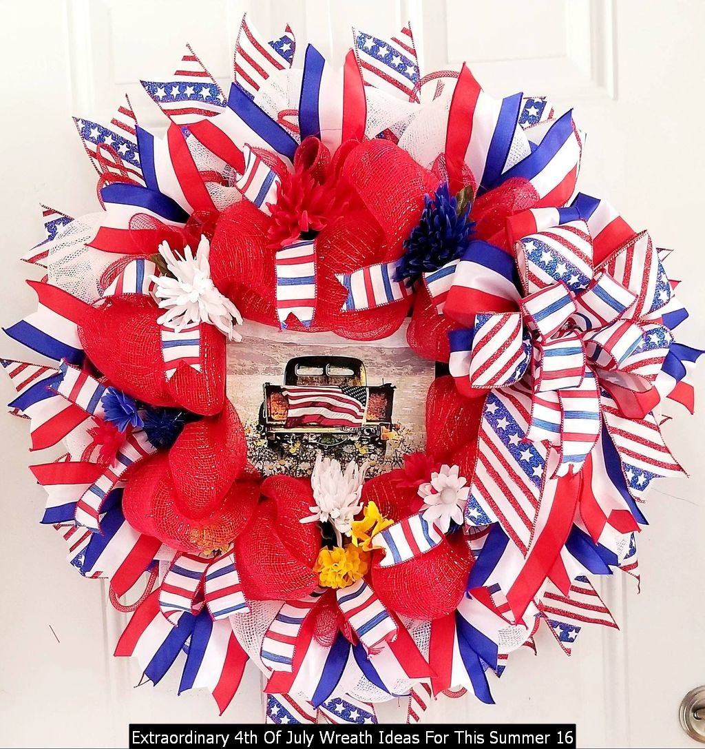Extraordinary 4th Of July Wreath Ideas For This Summer 16