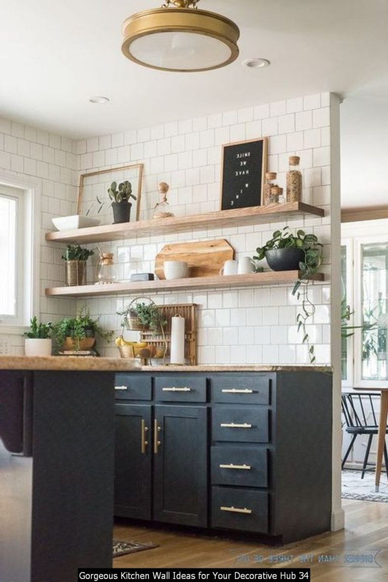 20+ Gorgeous Kitchen Wall Ideas For Your Decorative Hub