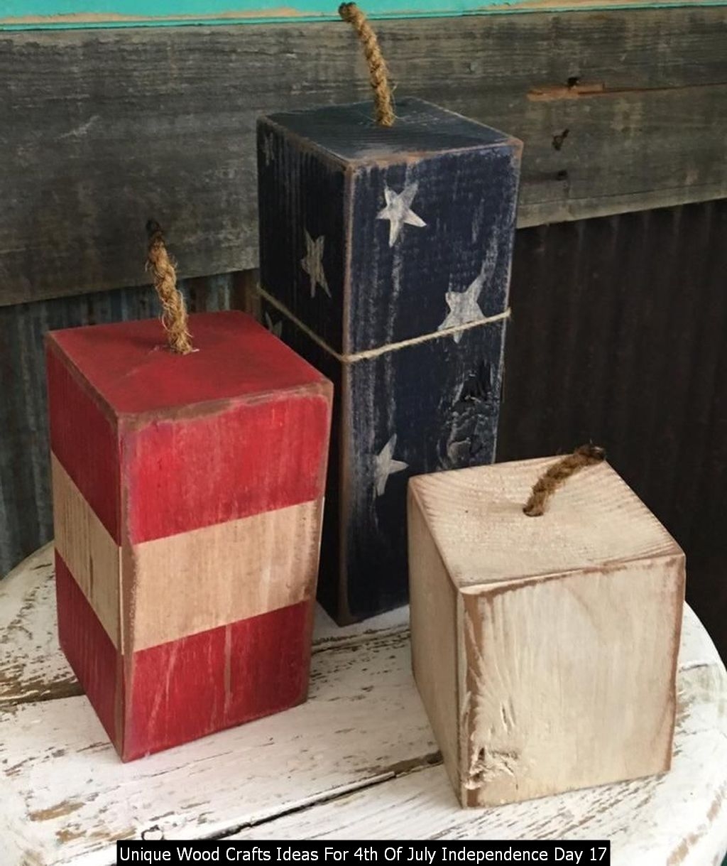 Unique Wood Crafts Ideas For 4th Of July Independence Day 17