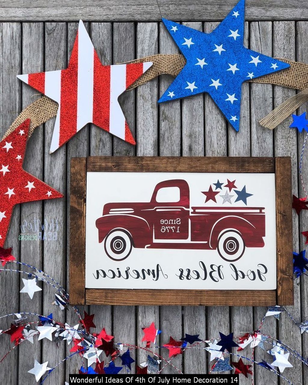 Wonderful Ideas Of 4th Of July Home Decoration 14