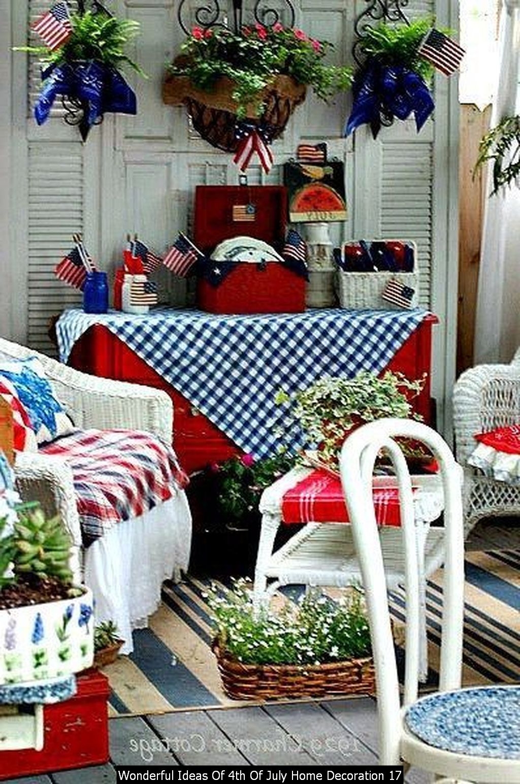 Wonderful Ideas Of 4th Of July Home Decoration 17